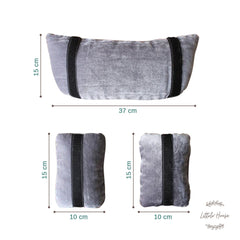 Baby Posing Pillow P5 Set of 3 | NB | Grey