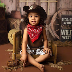 Baby Boy Cowboy Outfit O034 | 1Y | Brown