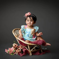 Cane Stylish Arm Rest Chair | Cane | Natural Wood