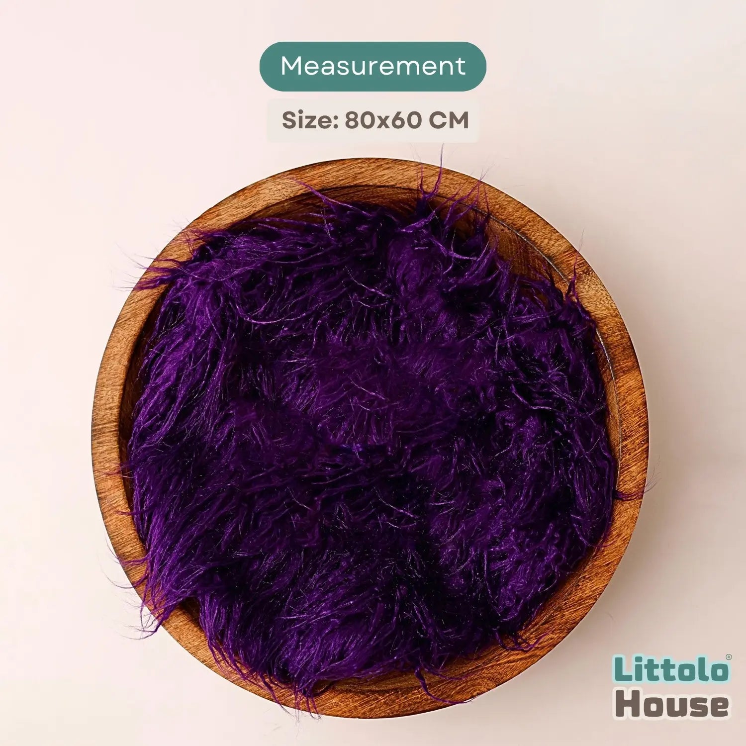 Faux Fur Fabric Layer L055 | Purple
