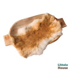 Rabbit Fur Layer | Brown White