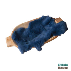 Rabbit Fur Layer | Navy Blue