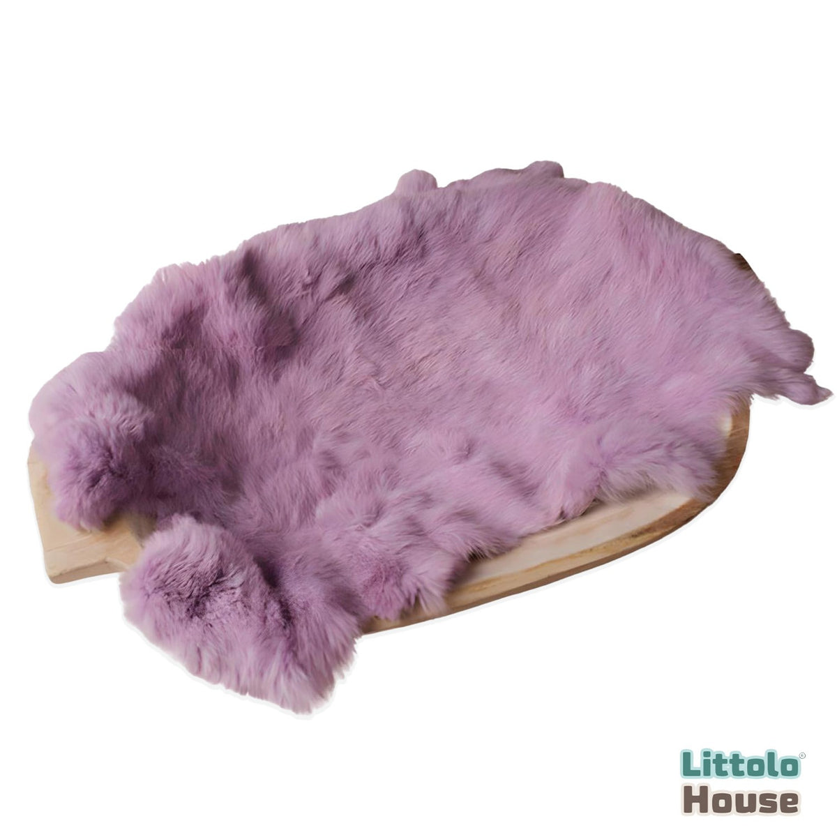 Rabbit Fur Layer | Purple