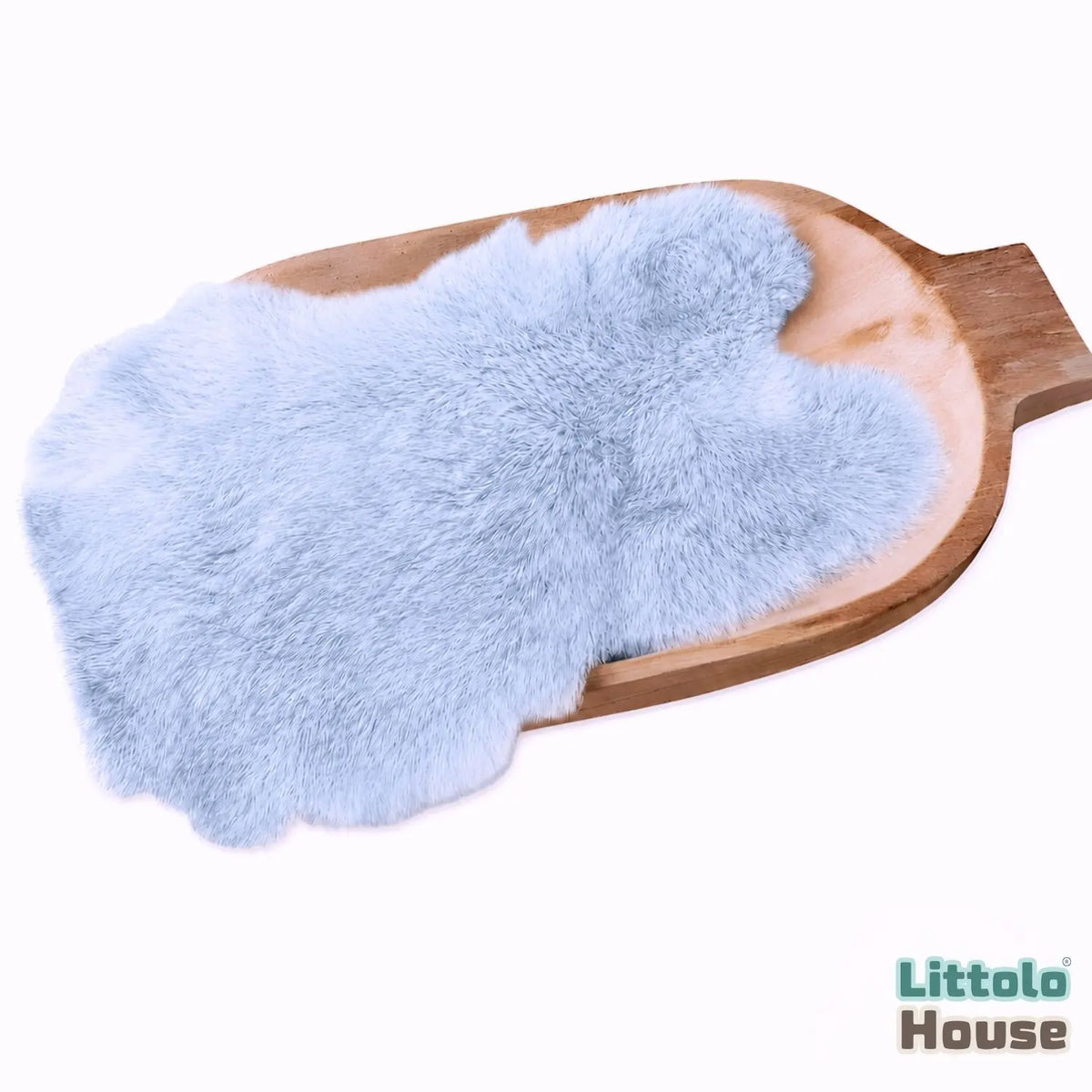 Rabbit Fur Layer | Light Blue