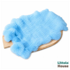 Rabbit Fur Layer | Baby Blue