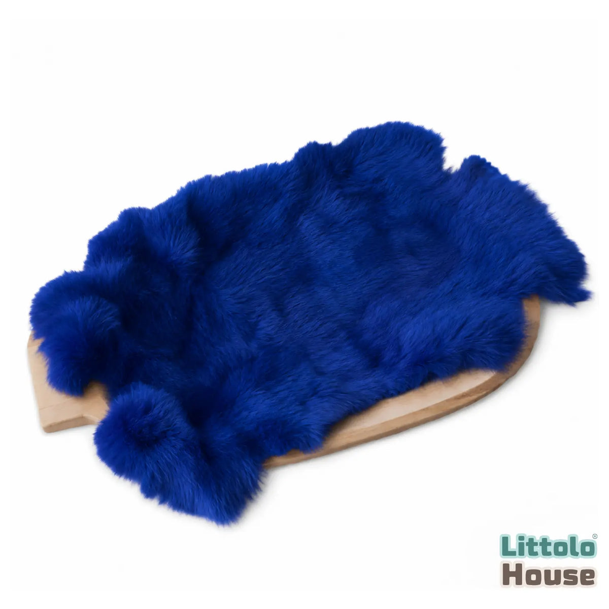 Rabbit Fur Layer | Royal Blue