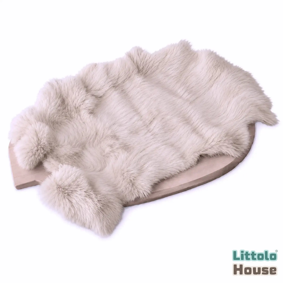 Rabbit Fur Layer | Beige