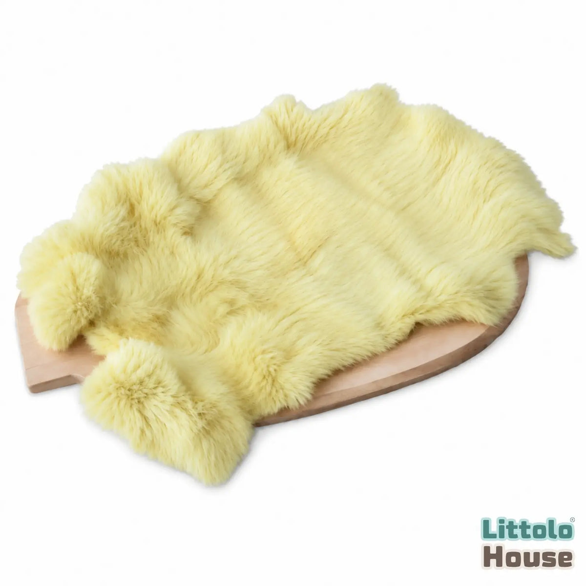 Rabbit Fur Layer | Lemon Yellow