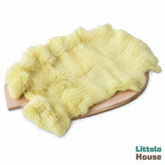 Rabbit Fur Layer | Lemon Yellow