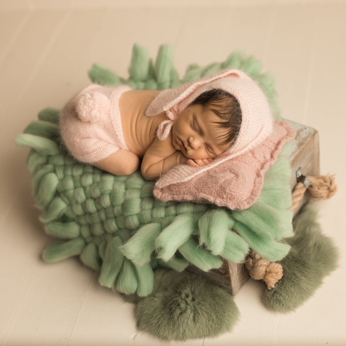 Woolen Square Chunky Layer  | Beangreen