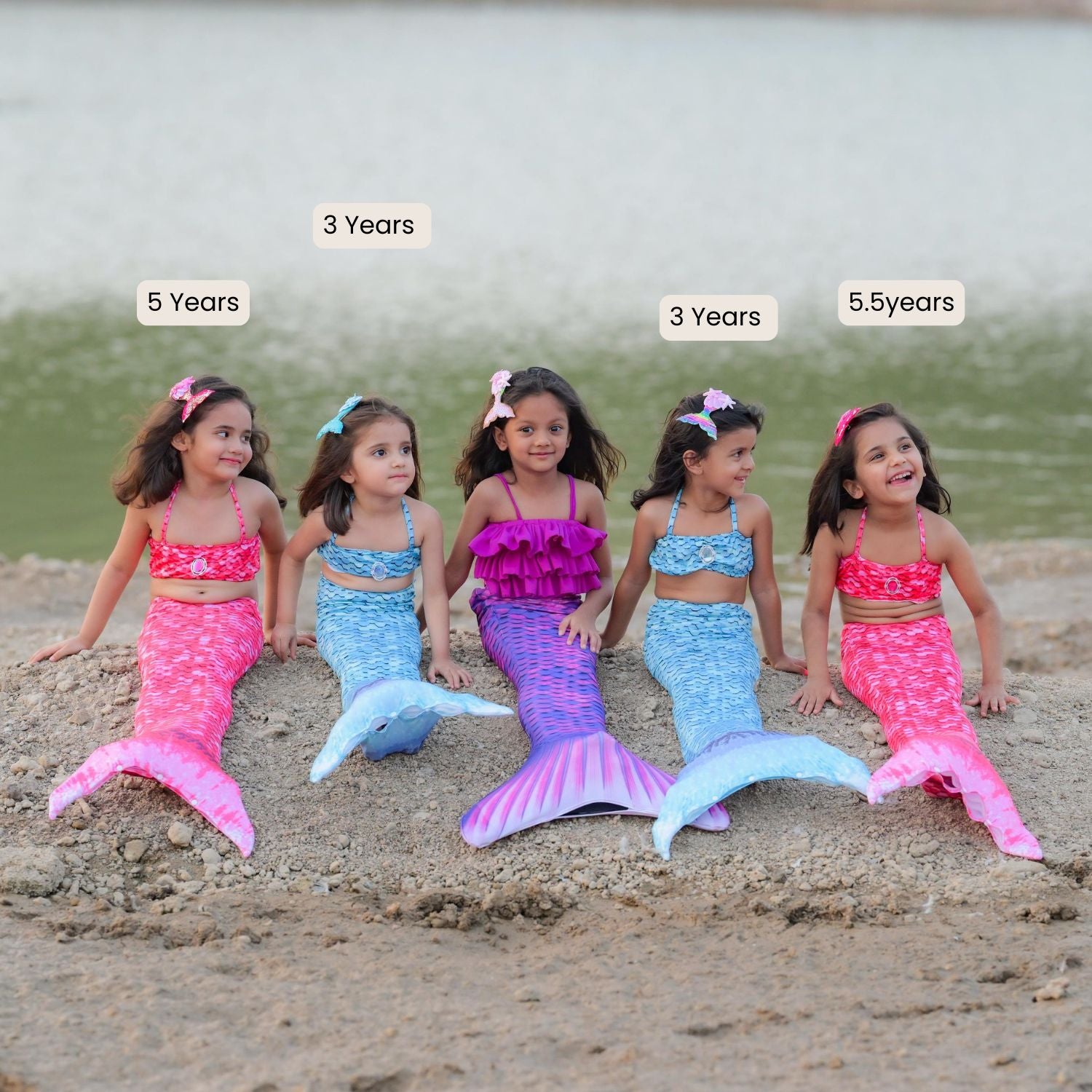 Baby Girl Mermaid Costume O204 | Blue