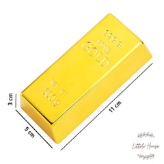 Fake Gold Bar D062 | Pack of 1 | Golden