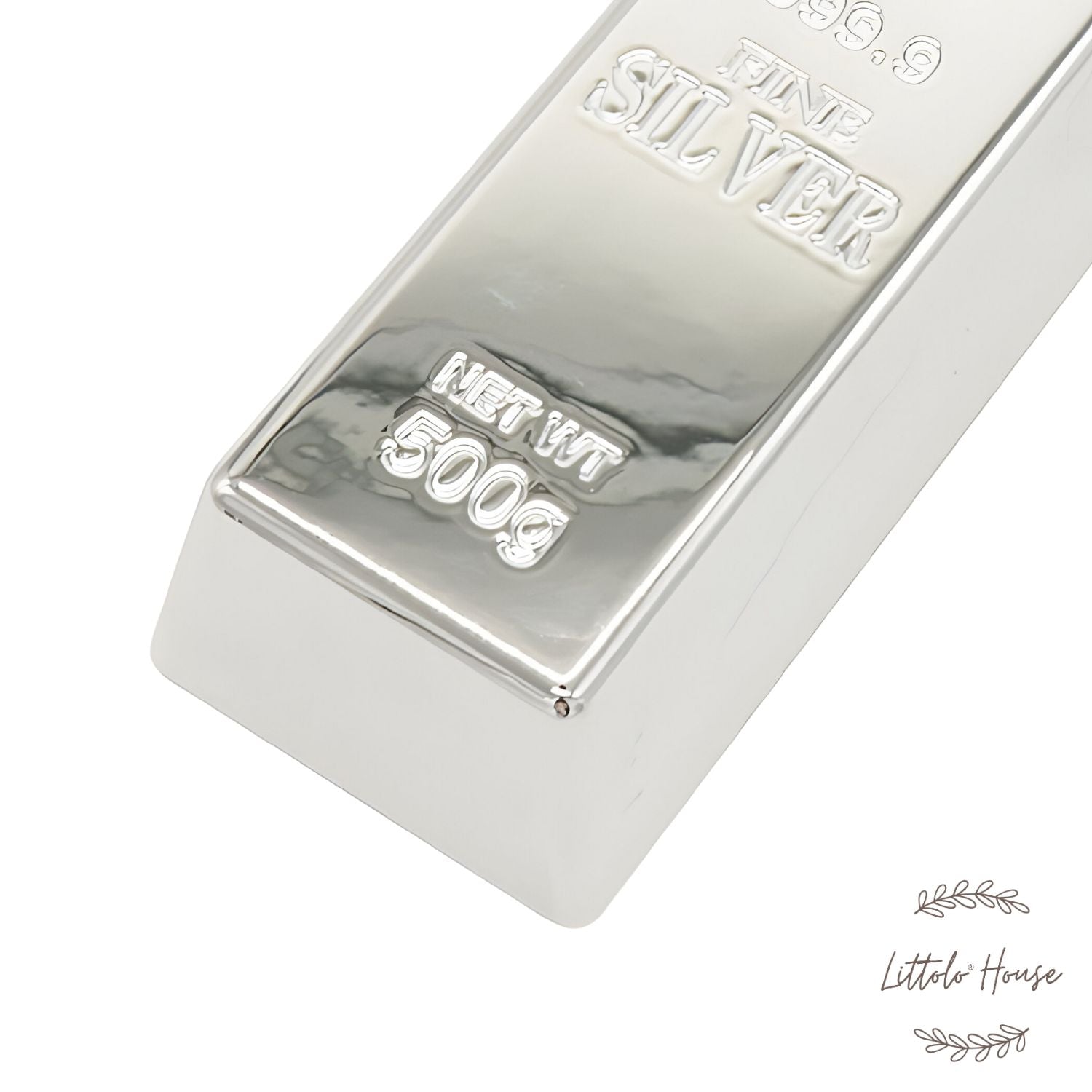 Fake Silver Bar D062 | Pack of 1 | Silver