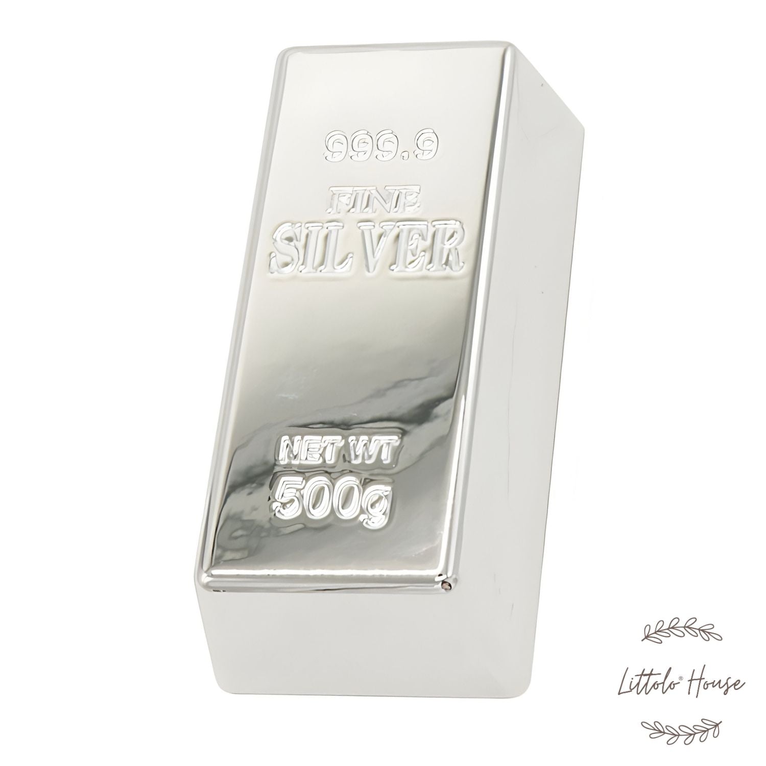 Fake Silver Bar D062 | Pack of 1 | Silver