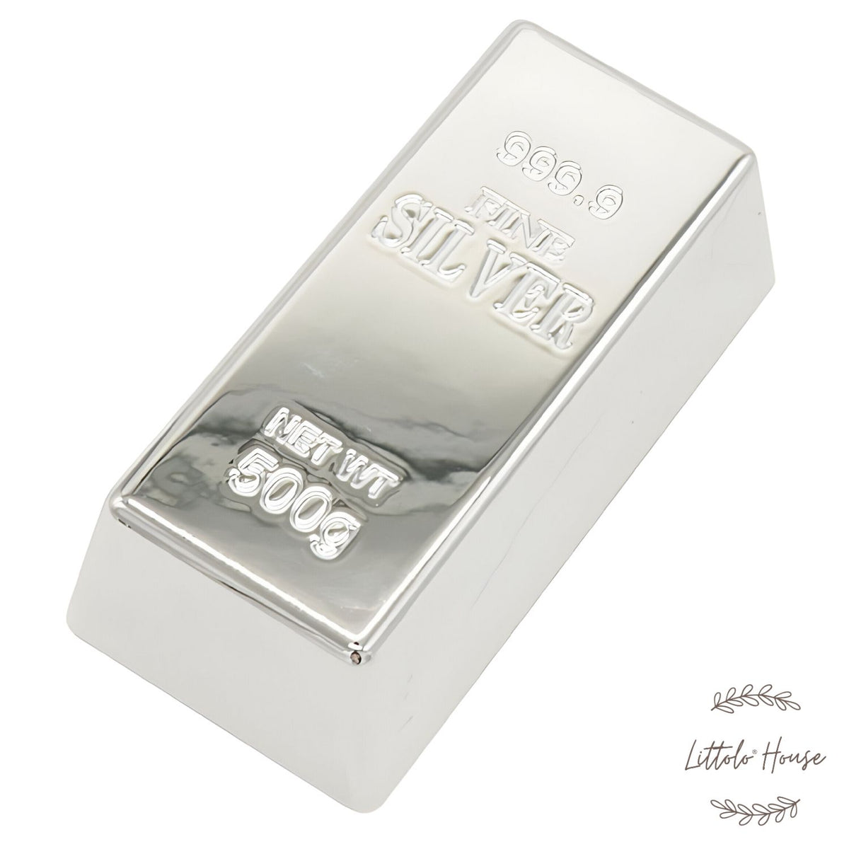 Fake Silver Bar D062 | Pack of 1 | Silver