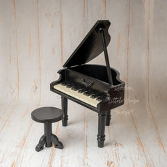 Royal Baby Piano | Wooden Decorative | Black