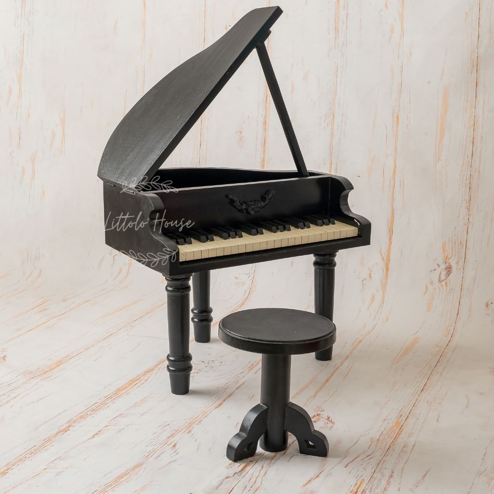 Royal Baby Piano | Wooden Decorative | Black