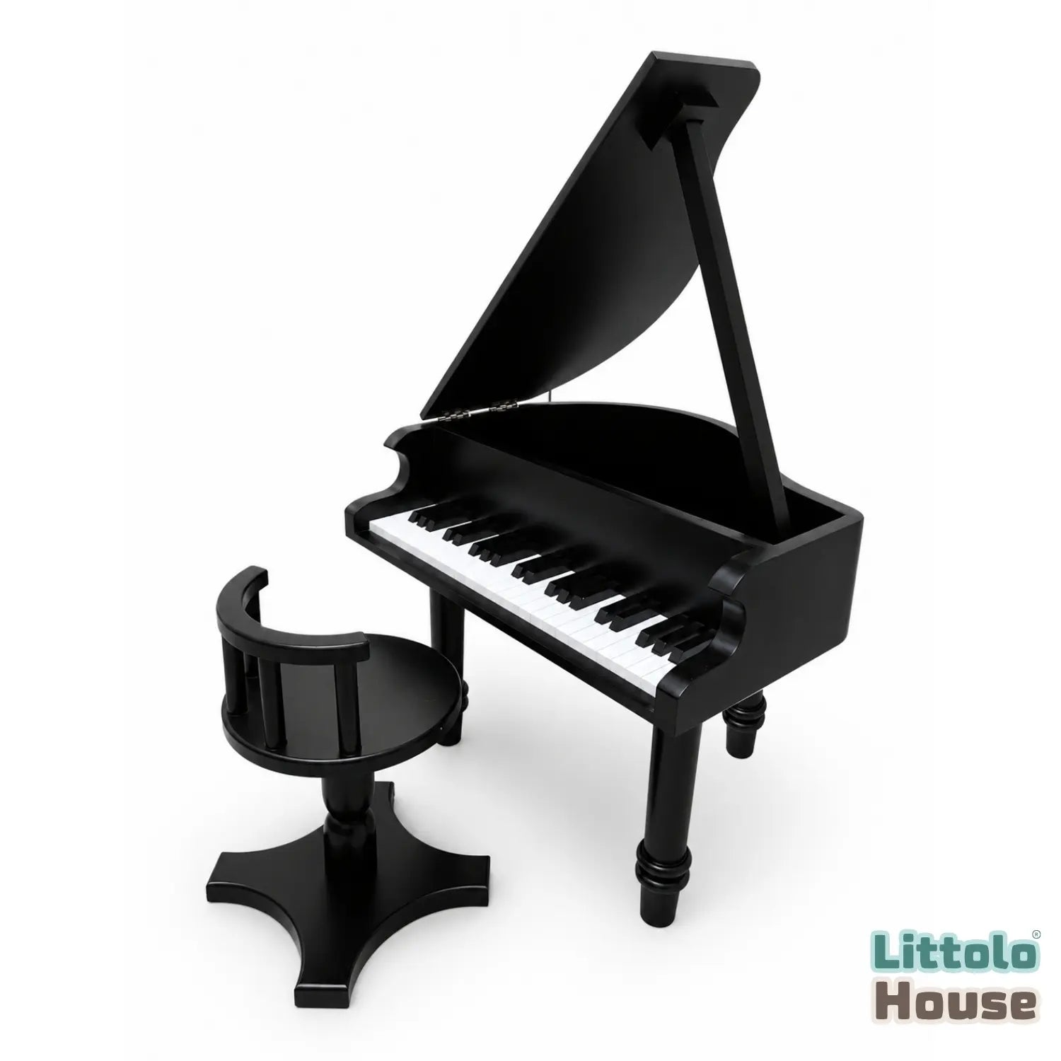 Royal Baby Piano | Wooden Decorative | Black