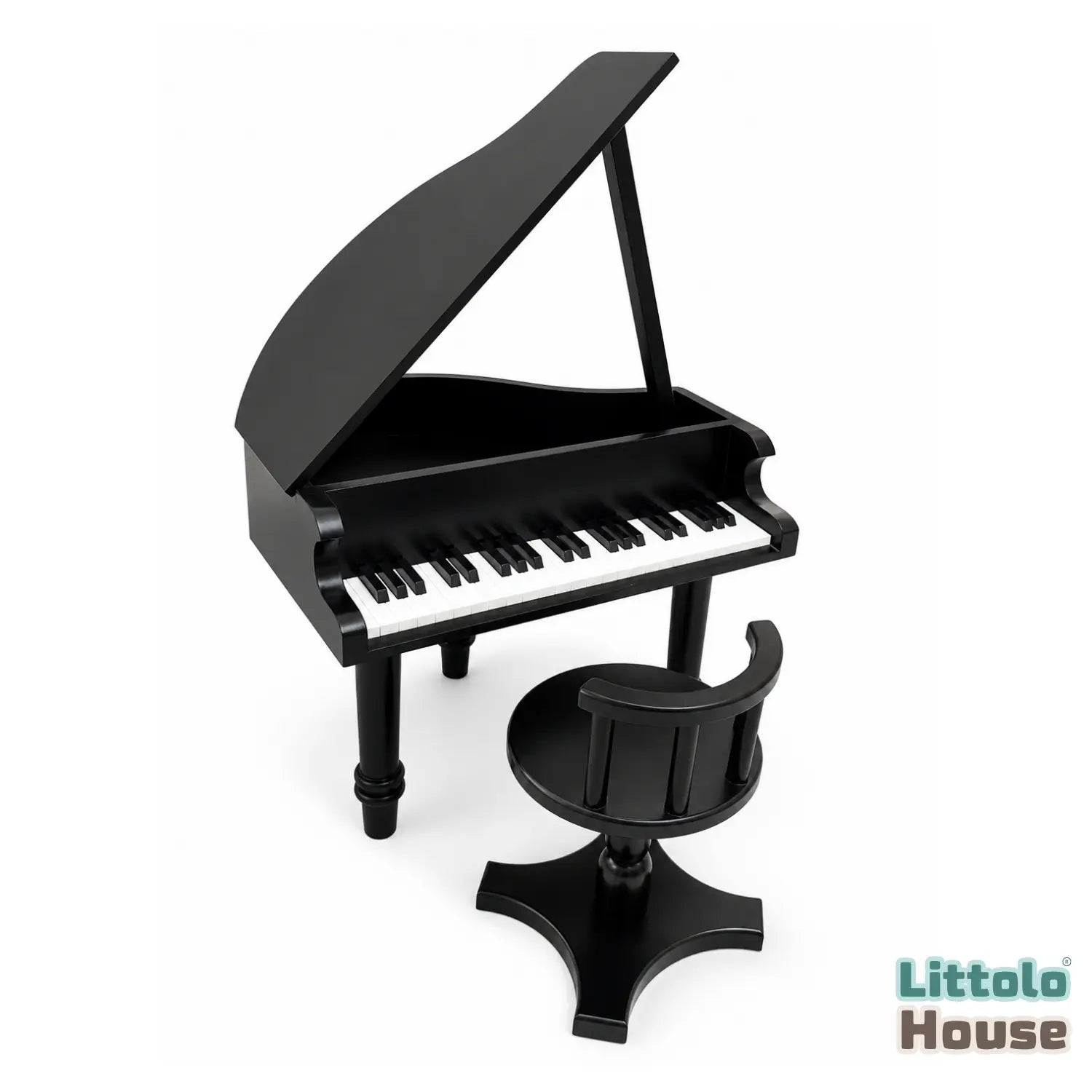 Royal Baby Piano | Wooden Decorative | Black