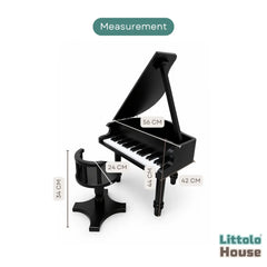 Royal Baby Piano | Wooden Decorative | Black
