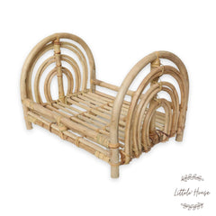 Rustic Cane Rainbow Bed | Cane | Natural Finish