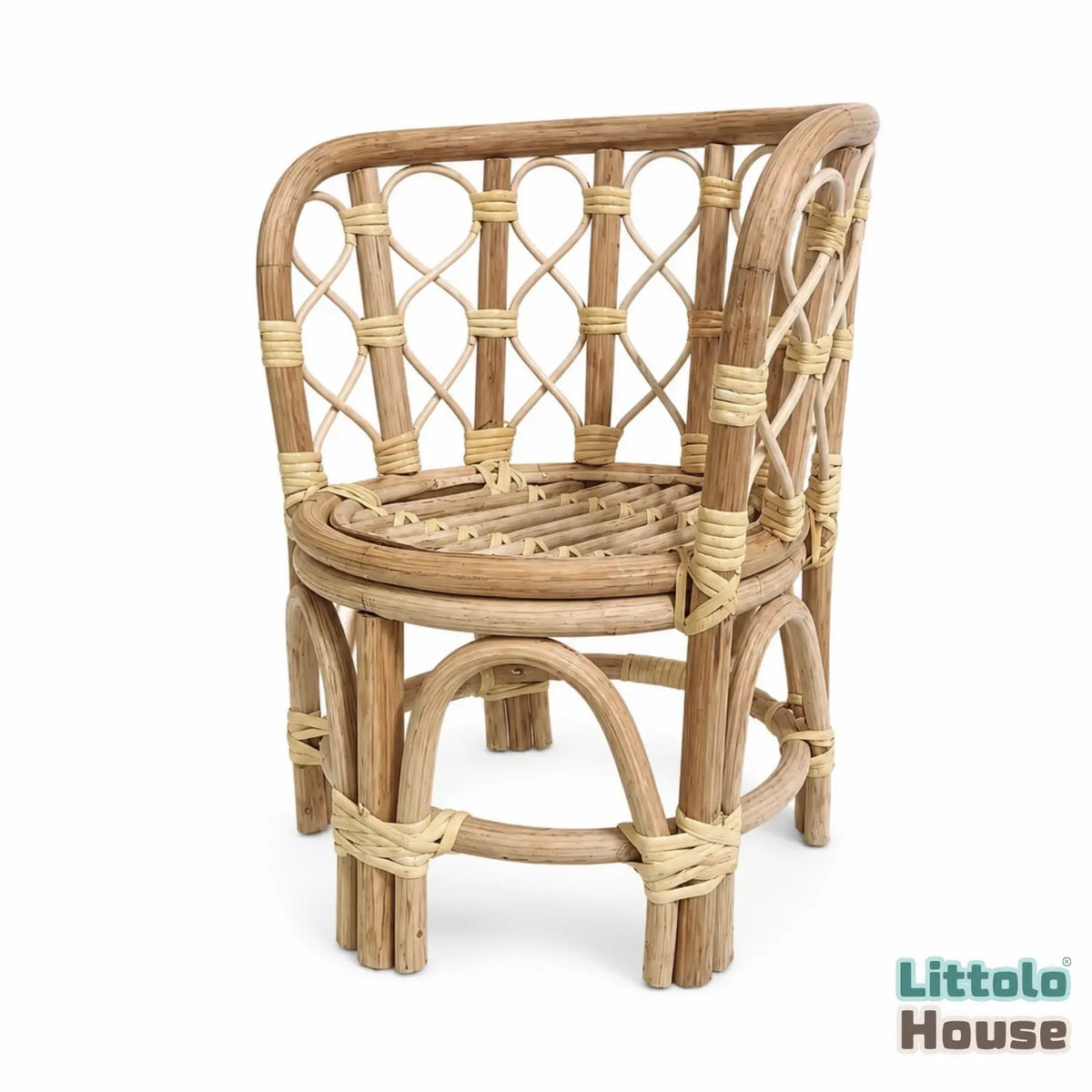 Rustic Cane Chair | Natural Finish