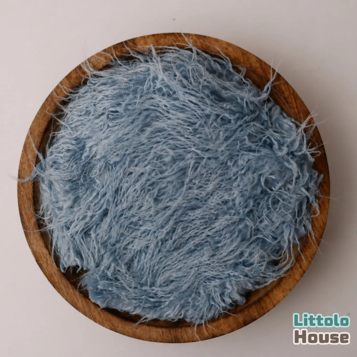 Faux Fur Fabric Layer L055 | Sky Blue