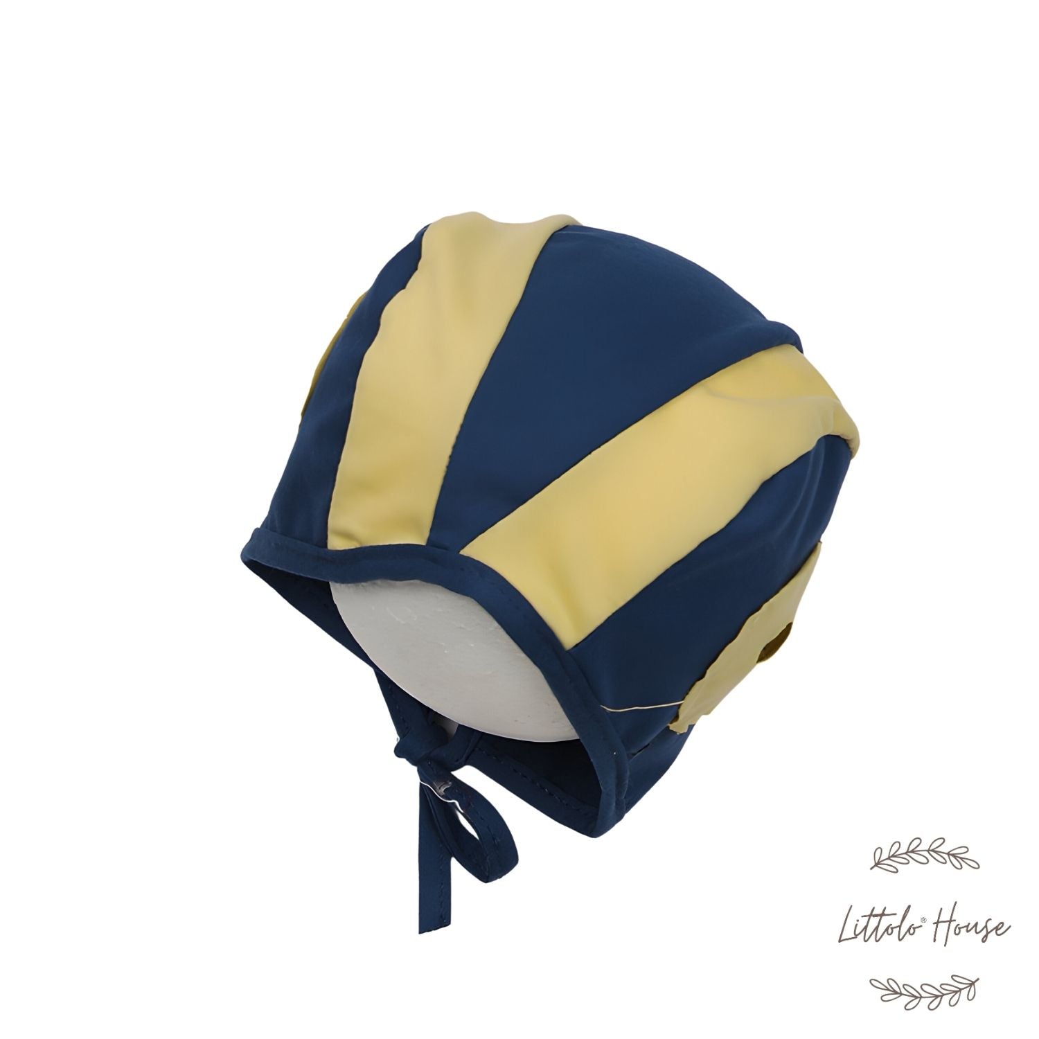 Baby Boy Sports Jersey & Shorts with Bonnet with Rugby Ball O115 | 2M | Blue Yellow