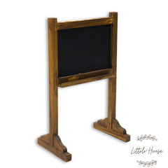 Standing Chalkboard | Wooden Decorative | Brown (Self Carry Only)