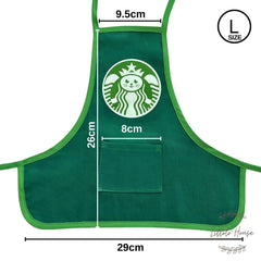 Baby Starbucks Apron | Large A028 | 3M | Green