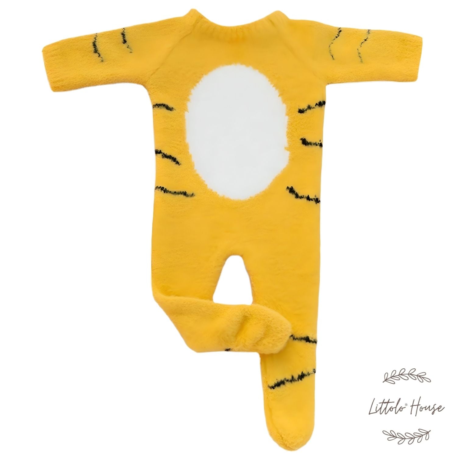 Baby Tiger Costume With Bonnet & Tail O120 | 6M | Yellow