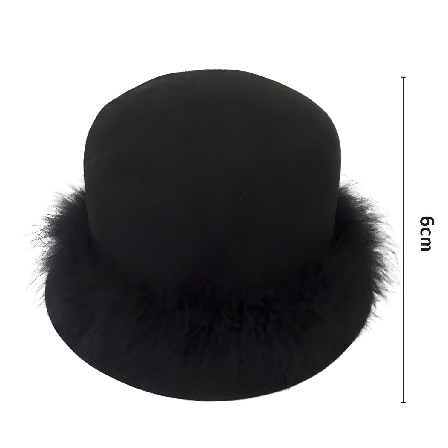 Top Fur Hat B026 | NB | Black