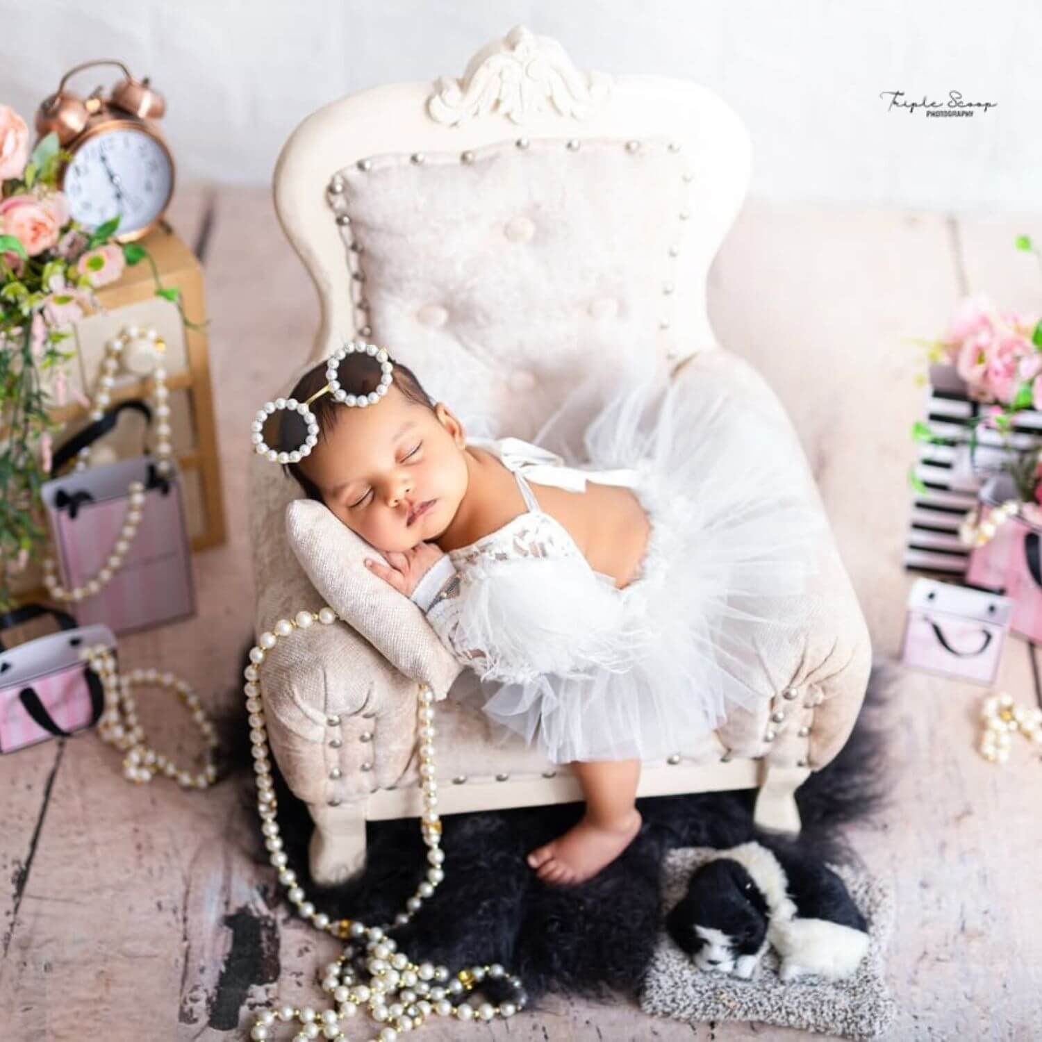Baby Pearl Goggles | 1Y | White