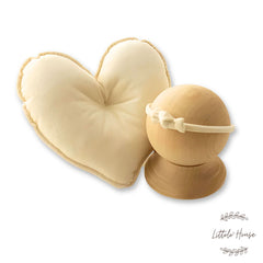 Velvet Heart Style Pillow with Hairband SR052 | NB