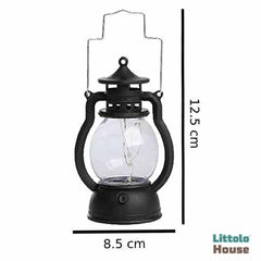 Vintage Flame Lamp Prop | Decorative Add-ons | Black
