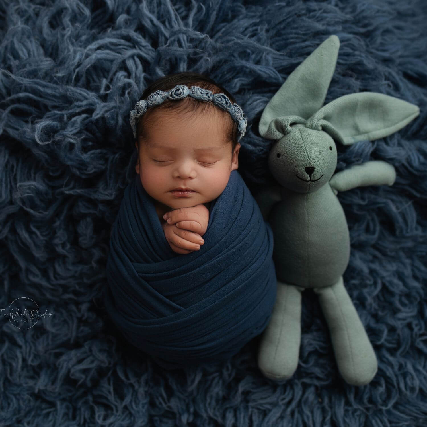 Natural Wool Flokati 3000 GSM Rugs Fur | 3x5 Feet | Electric Blue