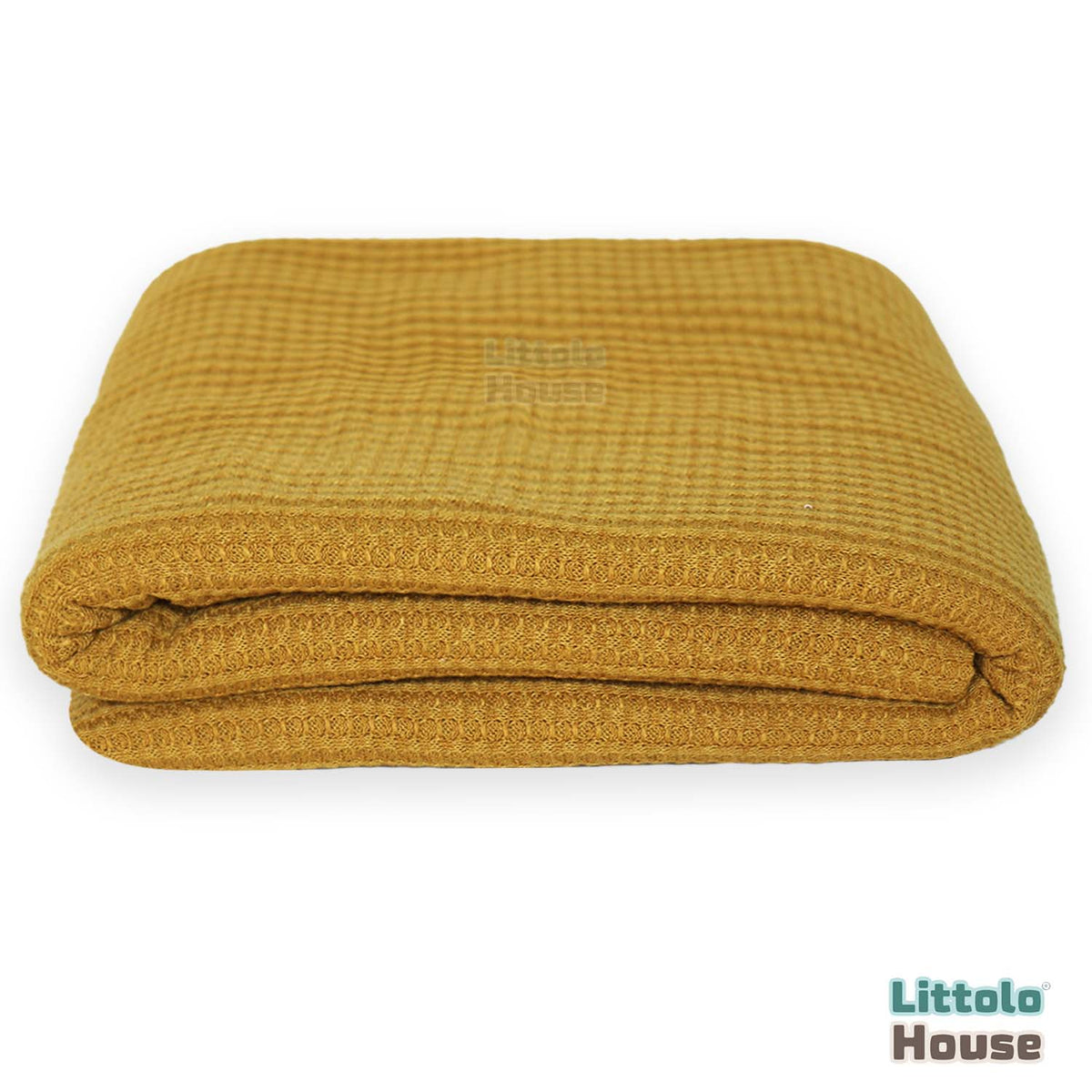 Waffle Premium Bean Bag Layer  | Mustard