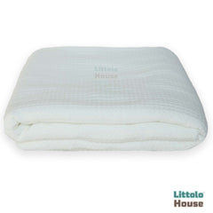 Waffle Premium Bean Bag Layer | White