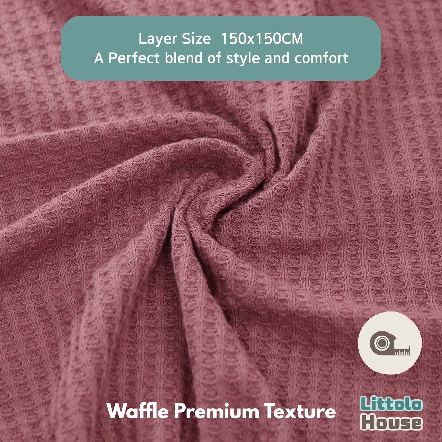 Waffle Premium Bean Bag Layer | Brandy Rose