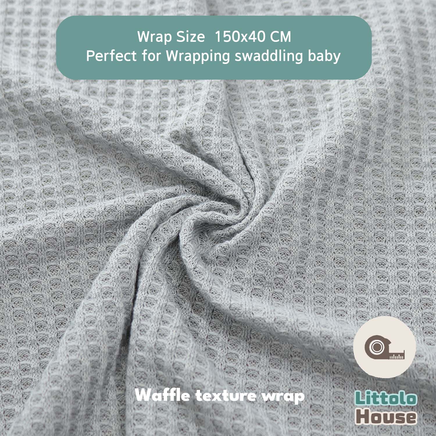 Waffle Premium Wrap Grey