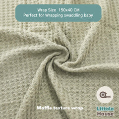 Waffle Premium Wrap | Olive Gray