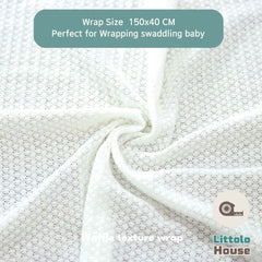 Waffle Premium Wrap | White