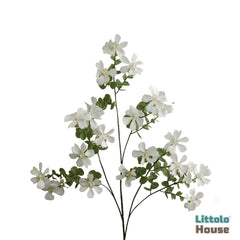 Artificial Dogwood Flowers Stick F071 | Pack of 2 | White