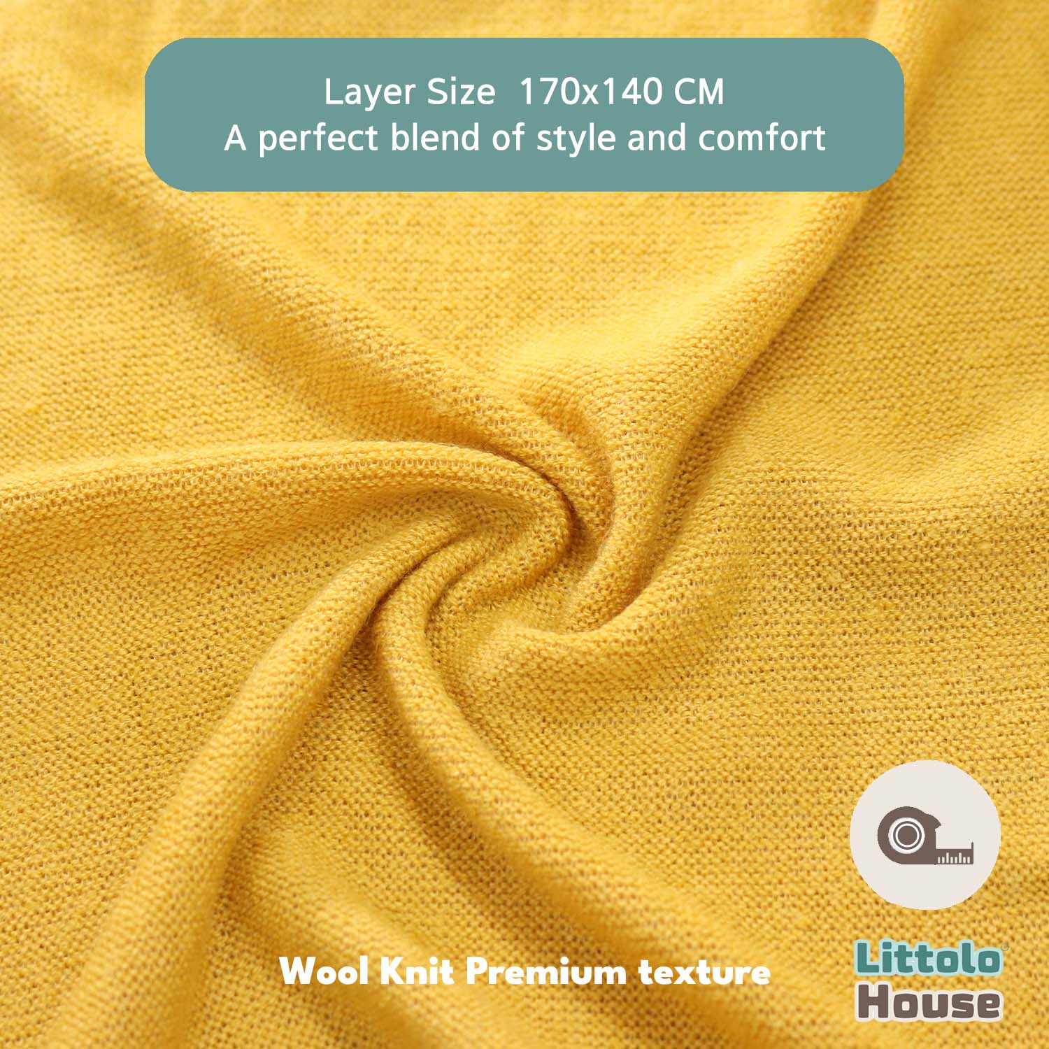 Wool Knit Premium Bean Bag Layer  | Fire