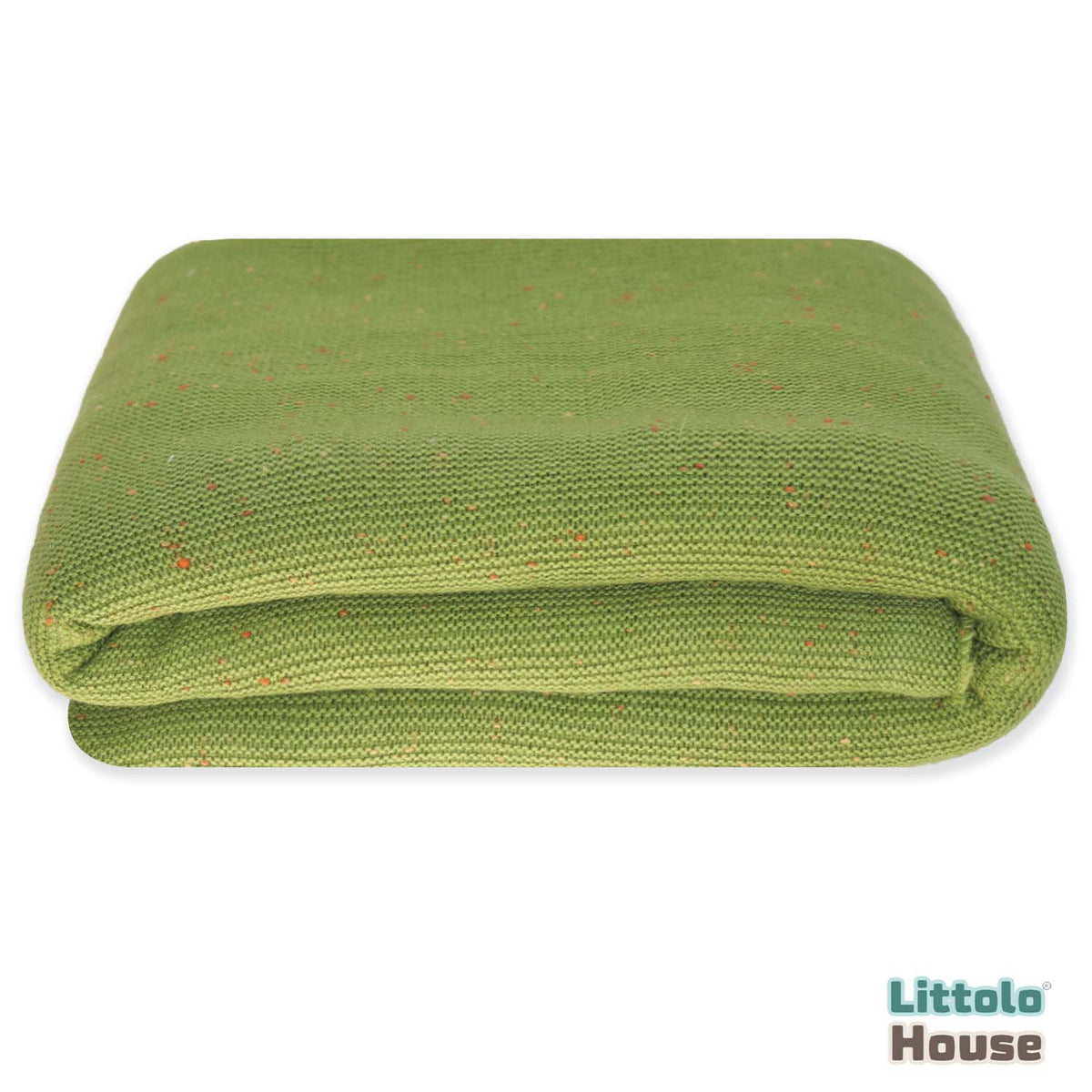 Wool Knit Premium Dotted Texture Bean Bag Layer | Fern Green