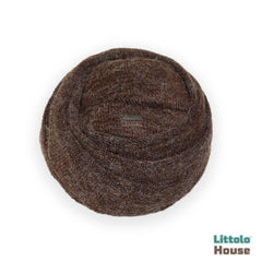 Wool Knit Premium Wrap | Dark Coffee