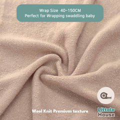 Wool Knit Premium Wrap | Caramel