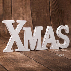 Xmas Sign Christmas Special | Wooden Decorative | White