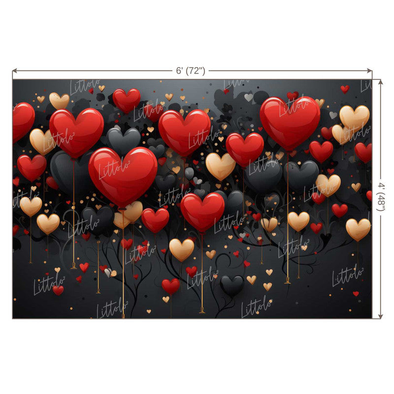 LB1213 Valentine's Day Backdrop