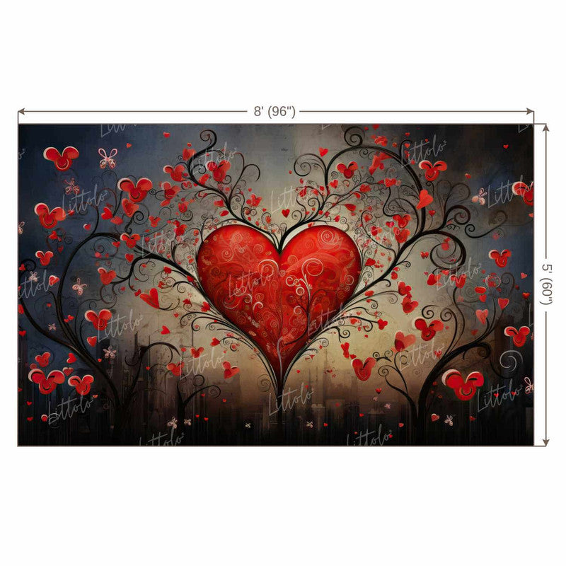 LB1238 Valentine's Day Backdrop